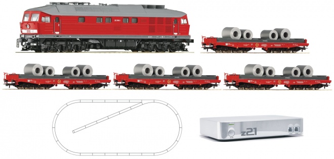Digital Starter Set with Z21 controller, Diesel Locomotive BR 232 and Freigh cars<br /><a href='images/pictures/Roco/227059.jpg' target='_blank'>Full size image</a>
